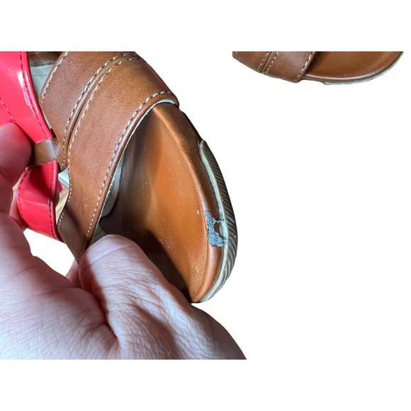 Kenneth Cole Reaction Wedge Open Toe Shoes Size 8.5 - Picture 3 of 6